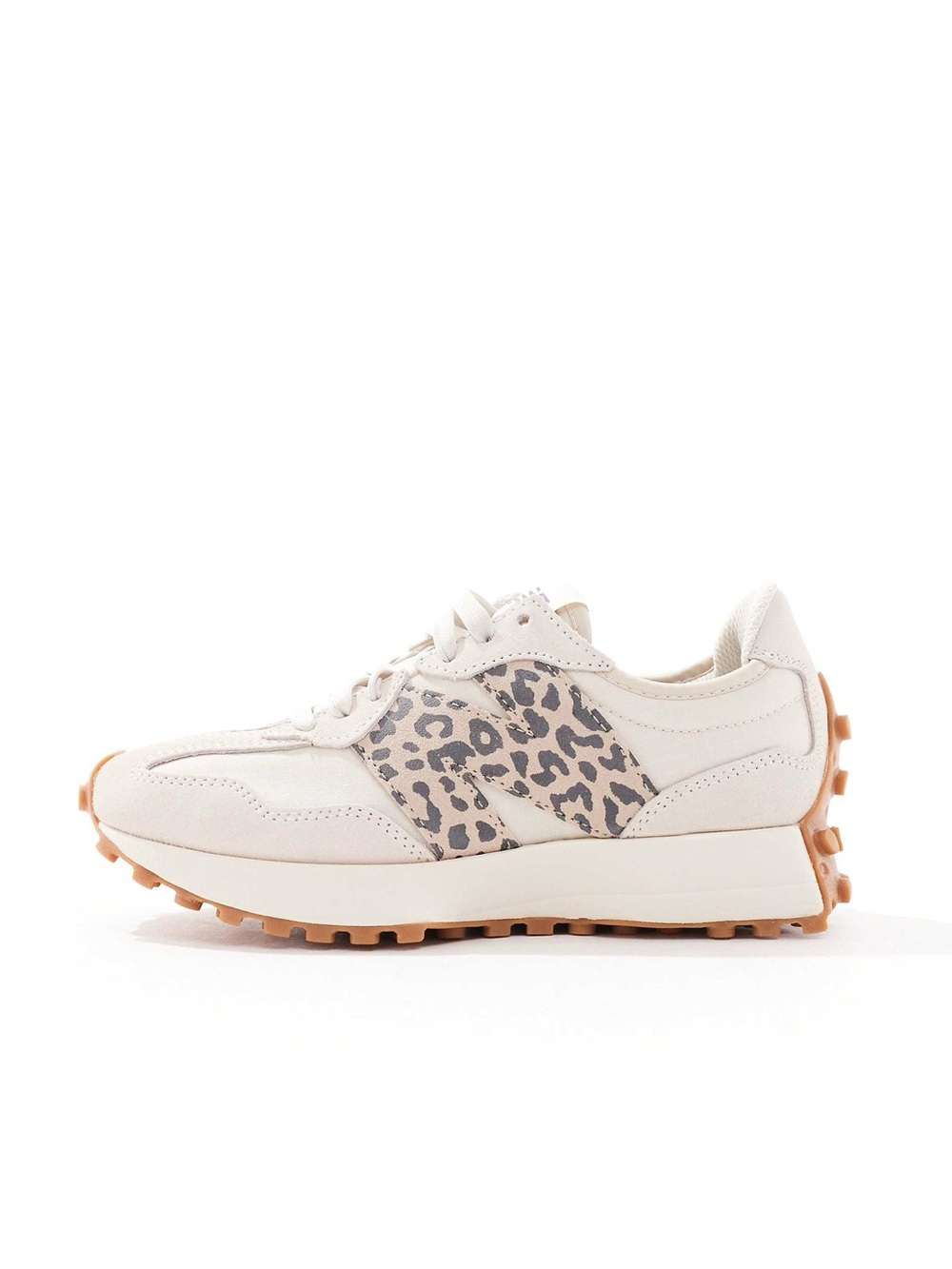 New Balance 327 Animal Trainers in Off White and Lleopard Size 8.5 - Picture 4 of 9